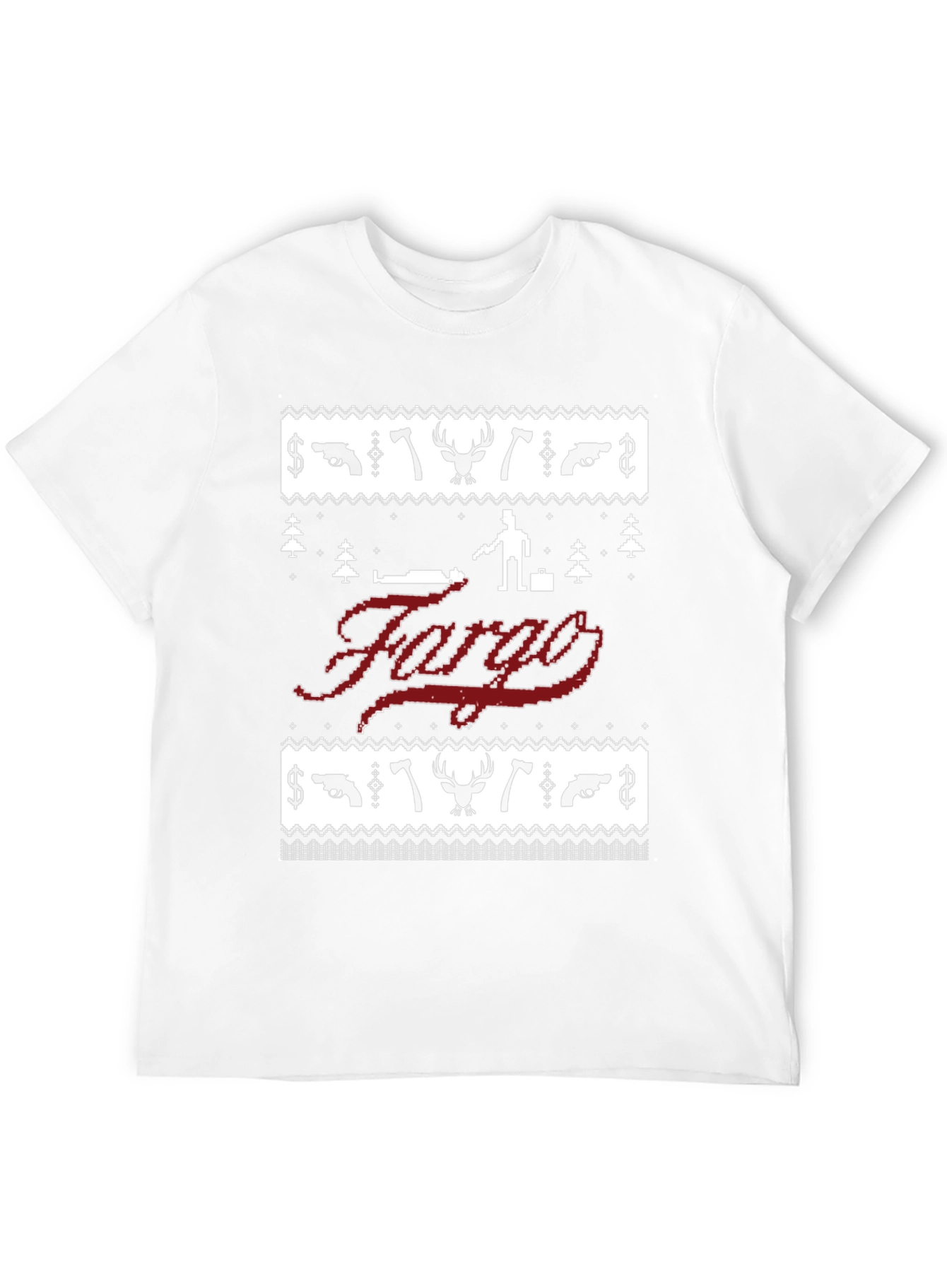 Fargo Christmas Sweater Style Graphic Tee