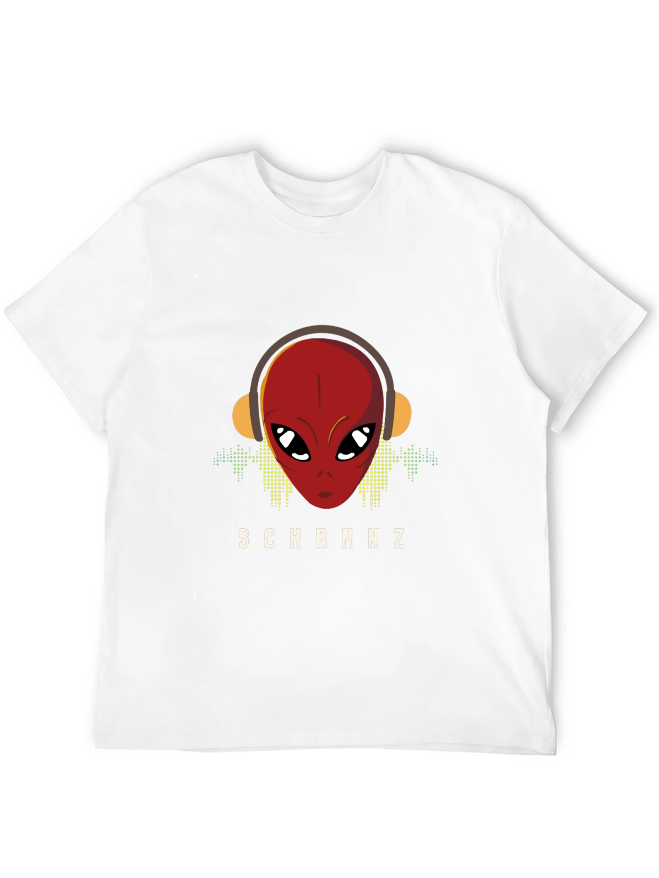 Schranz Alien DJ Black T-Shirt