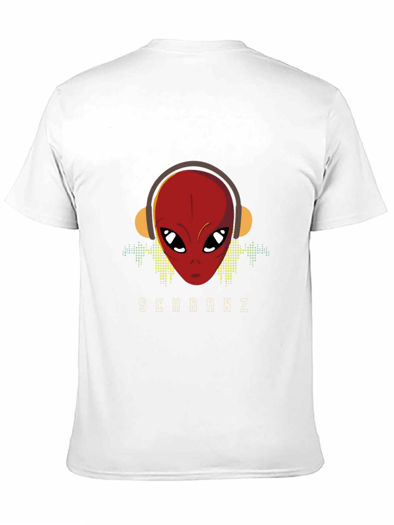 Schranz Alien DJ Black T-Shirt