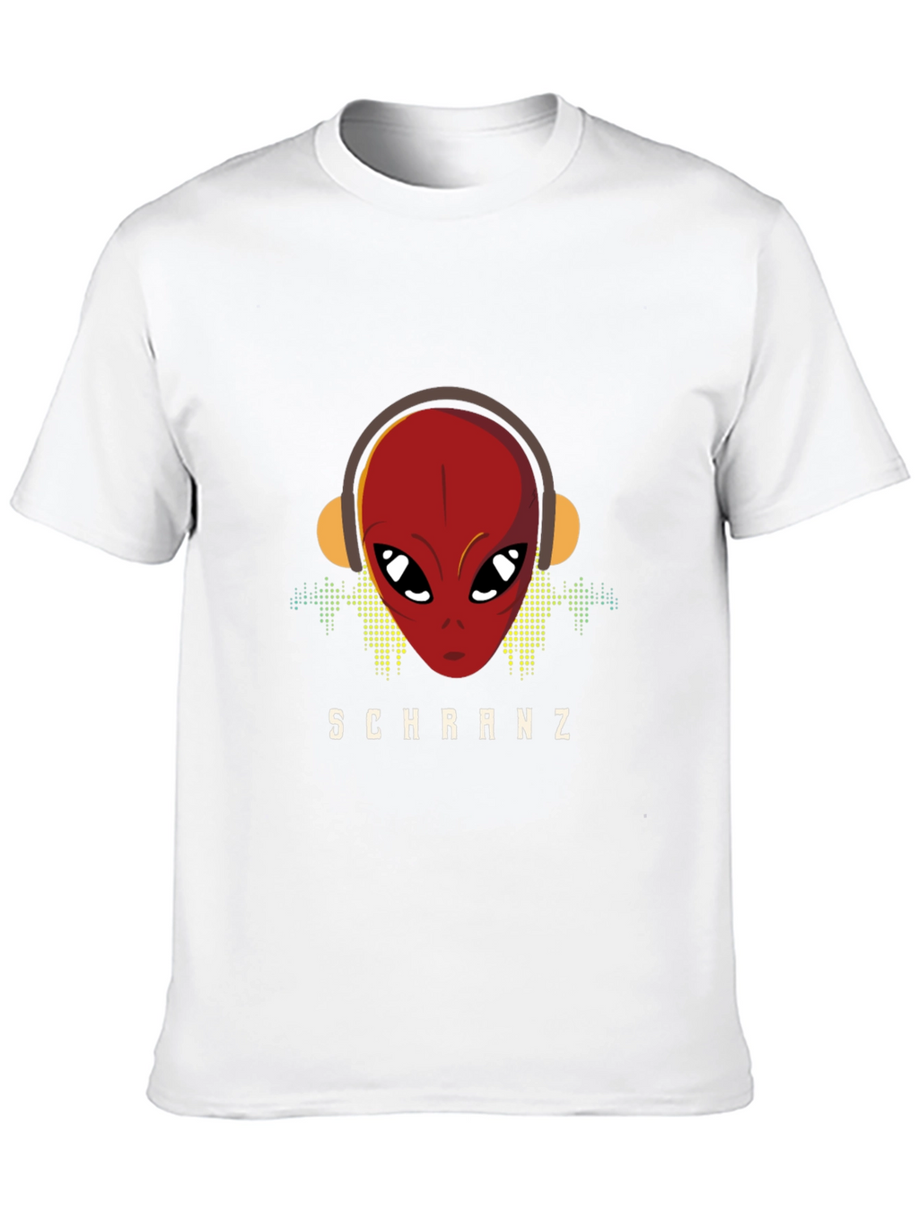 Schranz Alien DJ Black T-Shirt