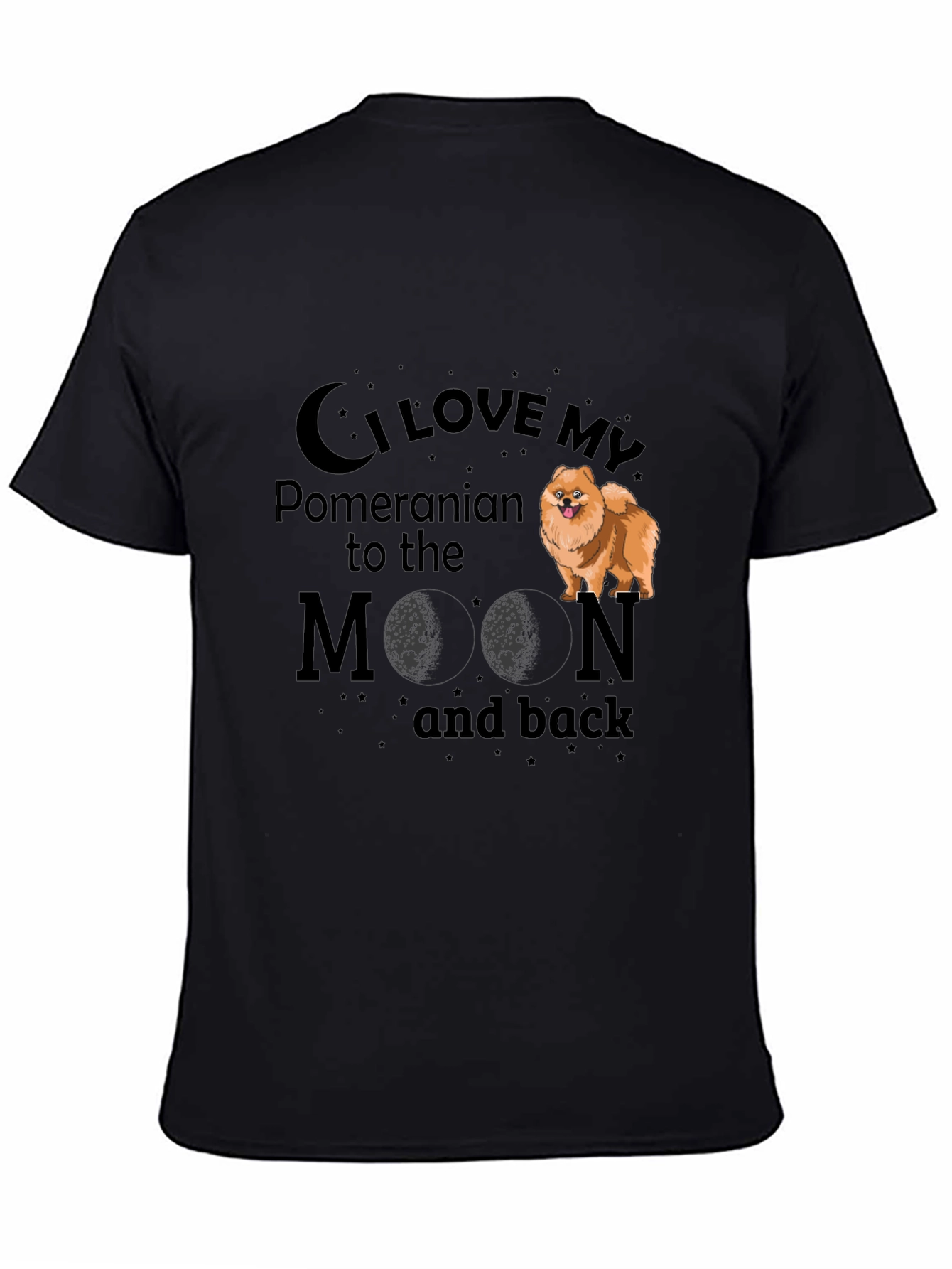 I Love My Pomeranian to the Moon and Back T-Shirt