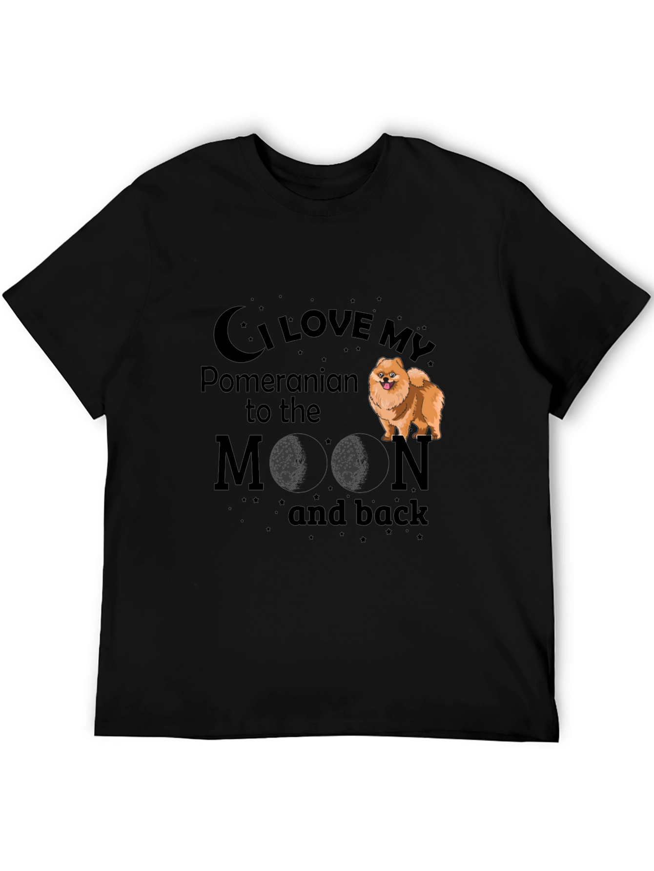 I Love My Pomeranian to the Moon and Back T-Shirt