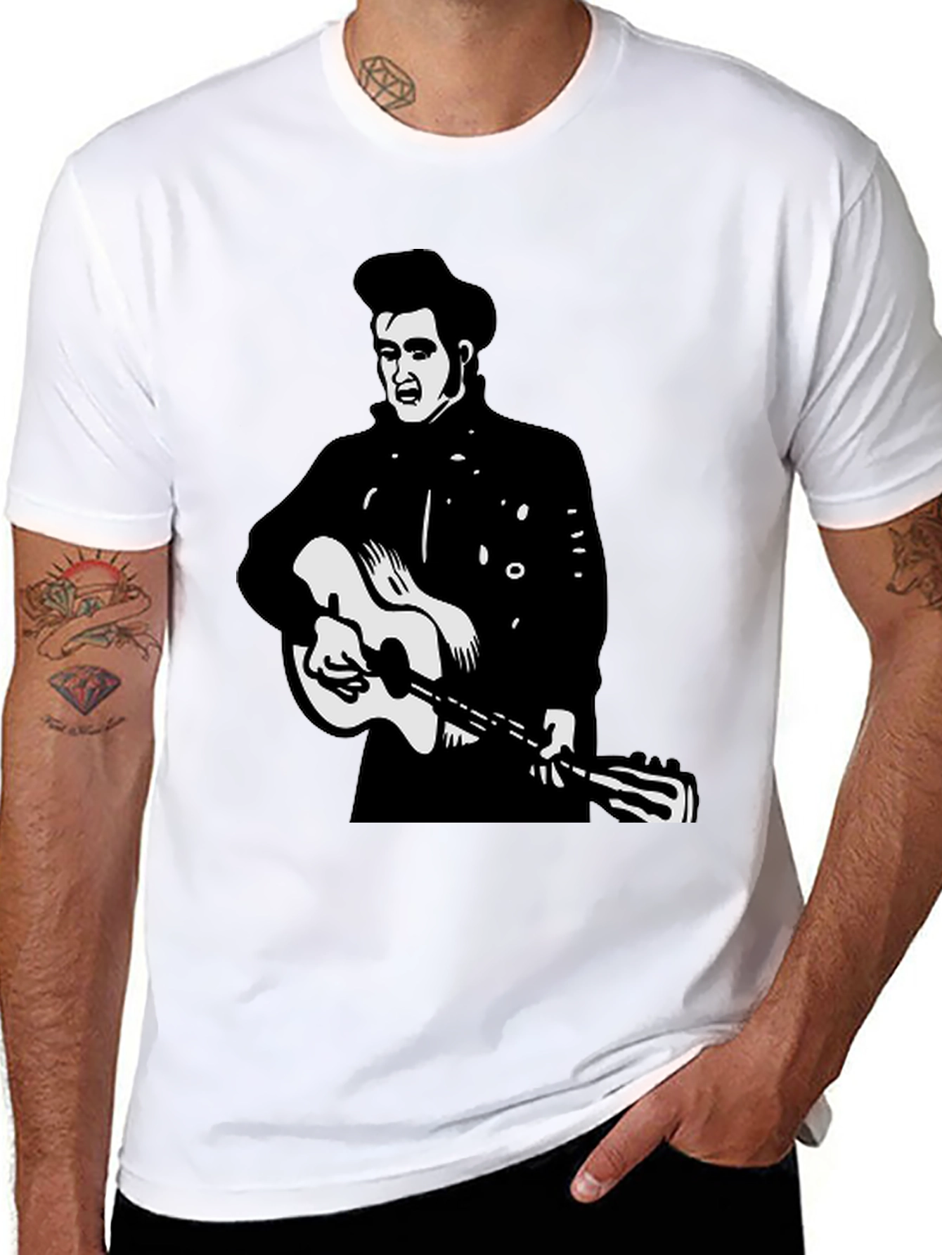 Johnny Cash Graphic Black T-Shirt