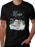 Winter Deer Graphic Tee