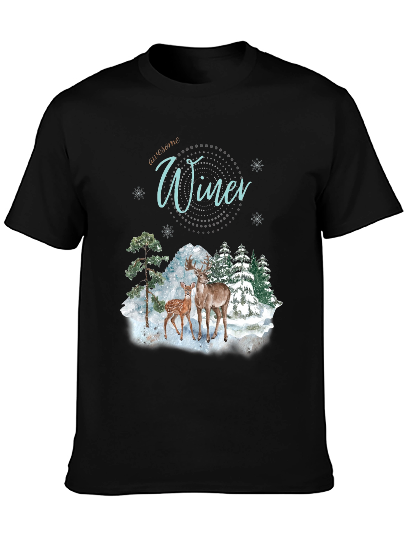 Winter Deer Graphic Tee