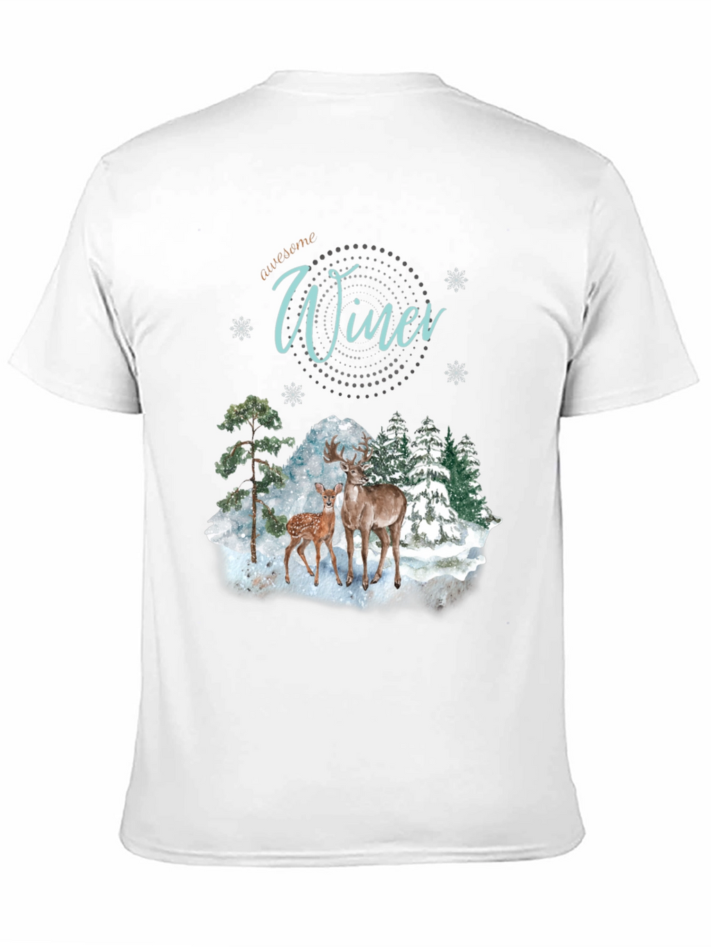 Winter Deer Graphic Tee