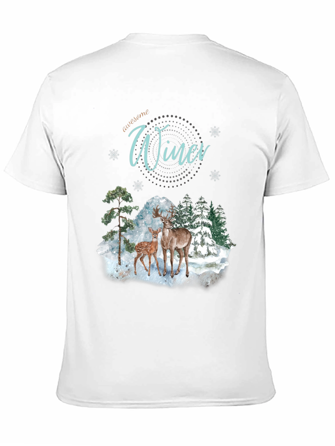 Winter Deer Graphic Tee