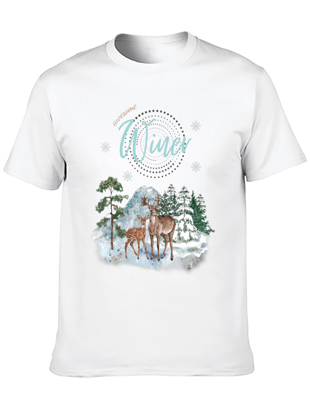Winter Deer Graphic Tee