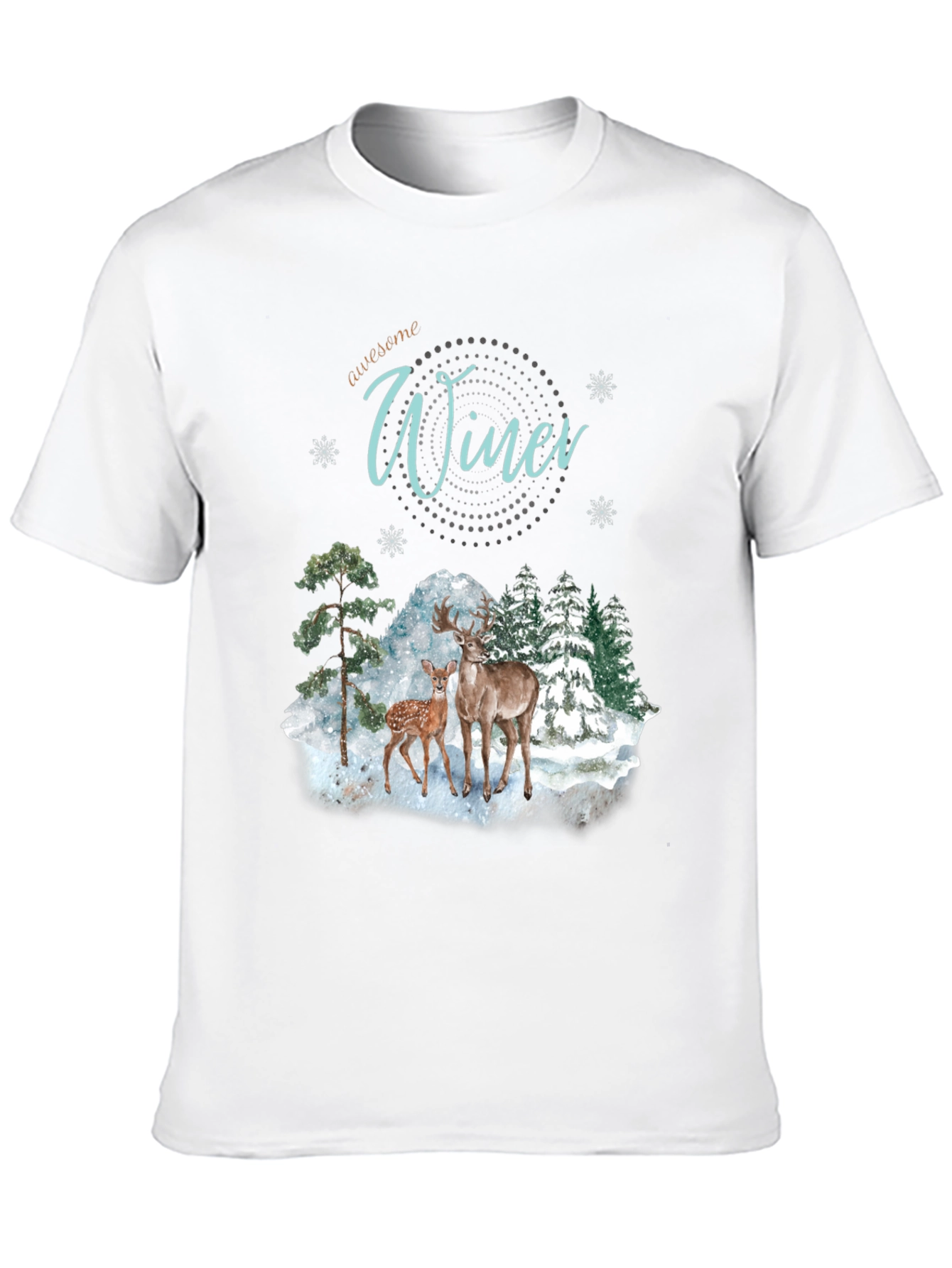 Winter Deer Graphic Tee