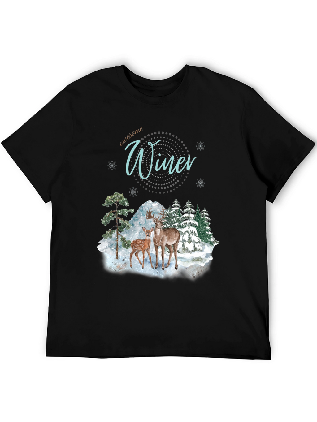 Winter Deer Graphic Tee
