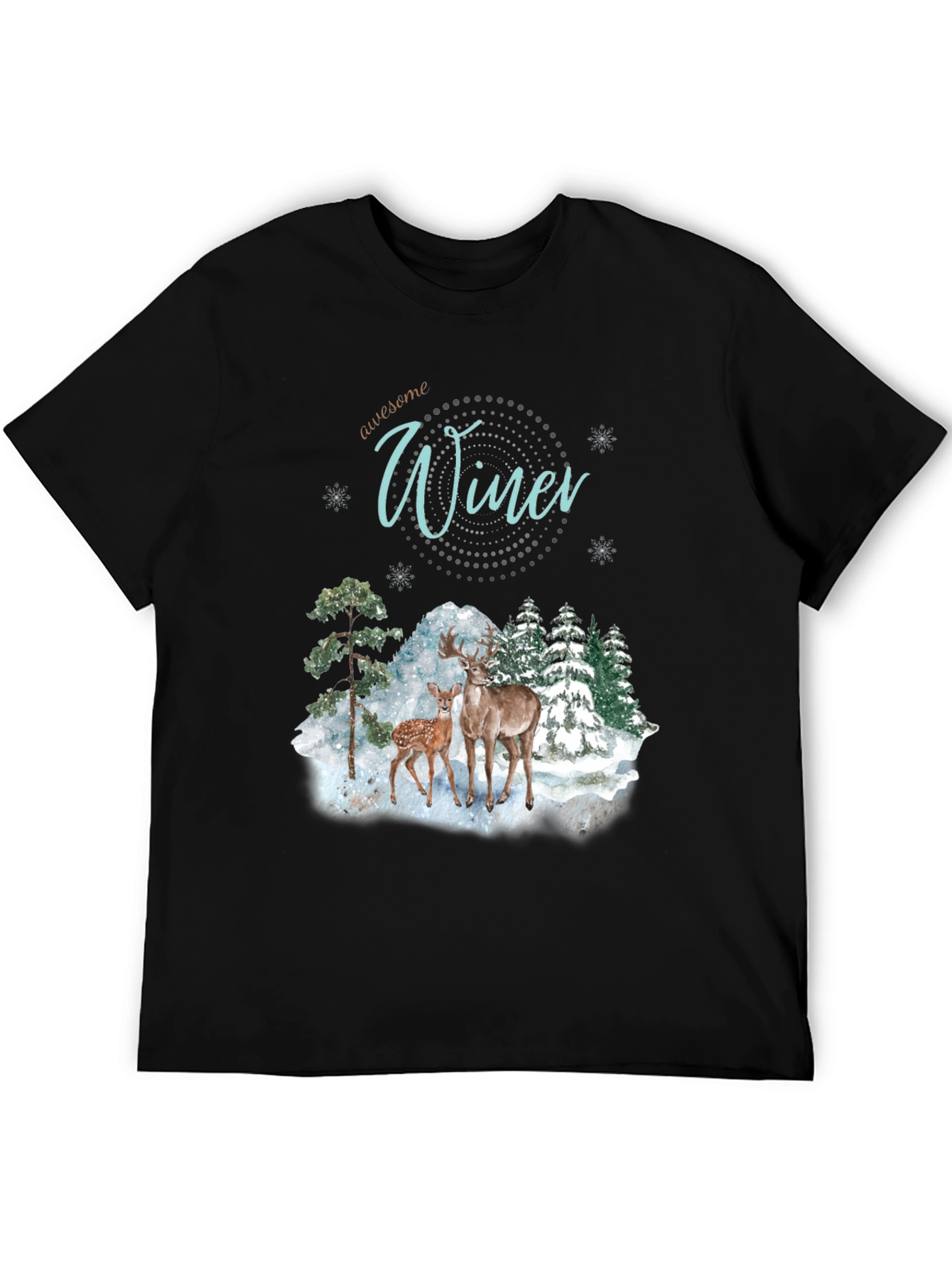 Winter Deer Graphic Tee