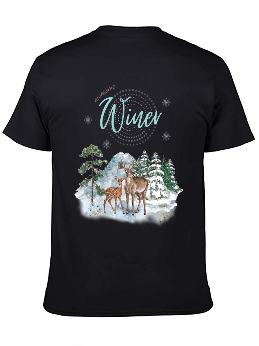Winter Deer Graphic Tee