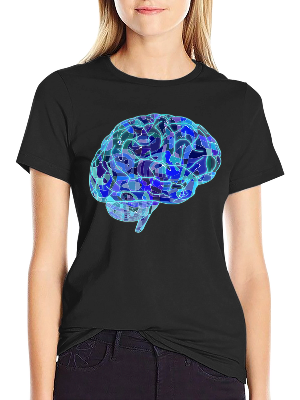 Brain Graphic Tee - Cool Neuroscience Design
