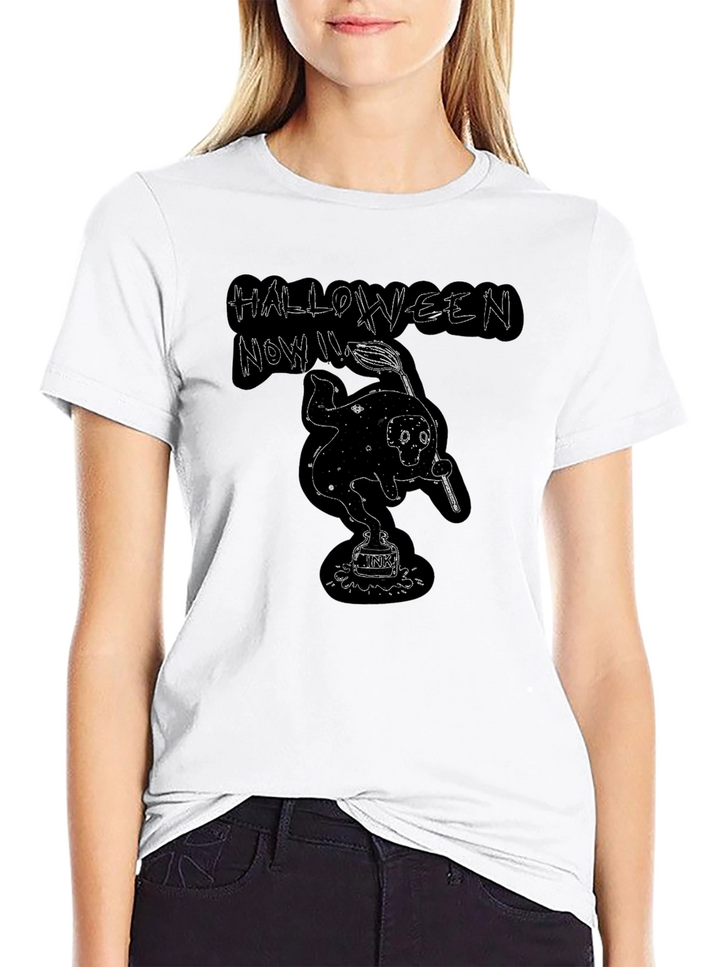Halloween Now Graphic Tee - Spooky Fun