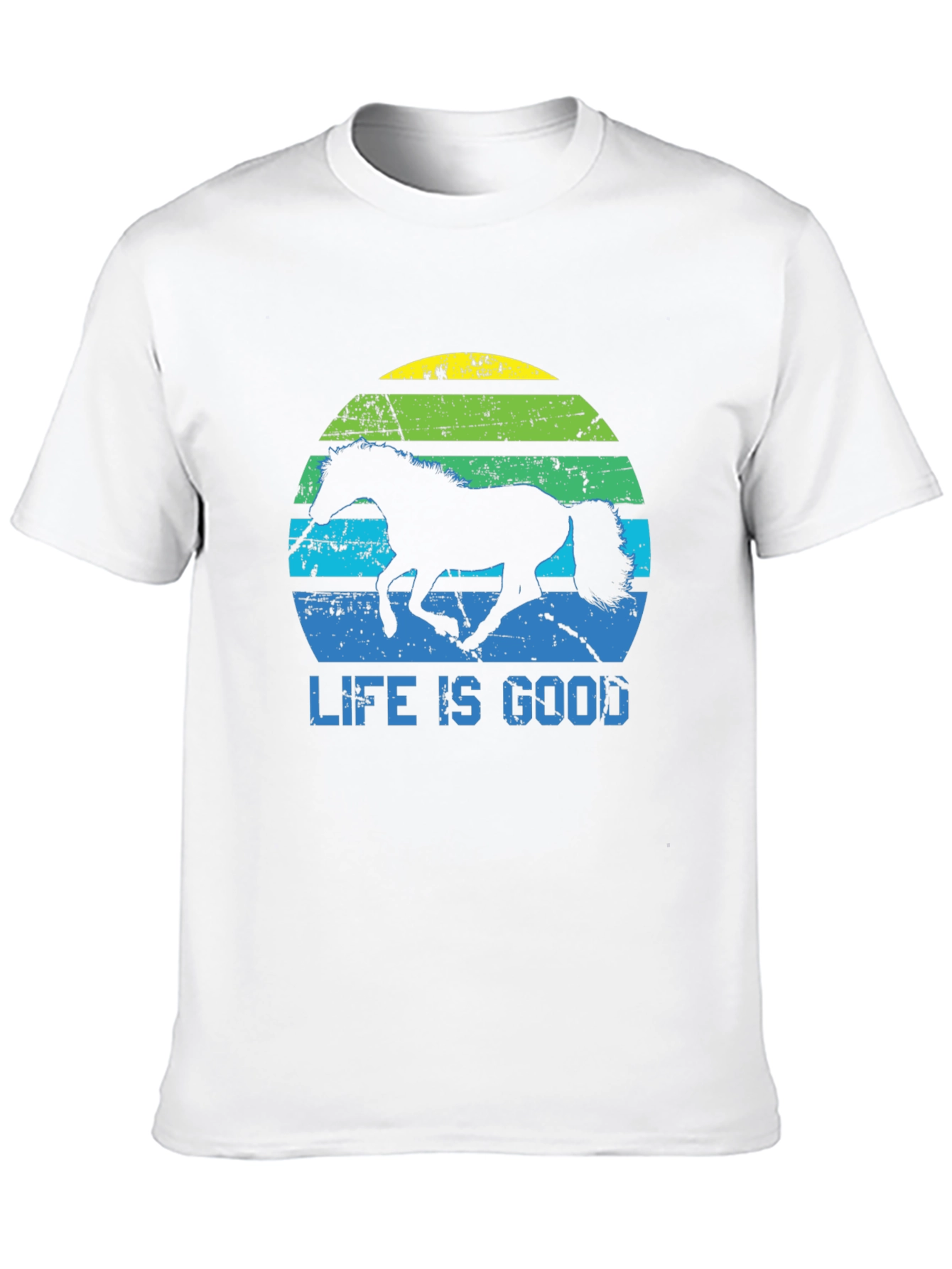 Life is Good Horse Graphic Tee