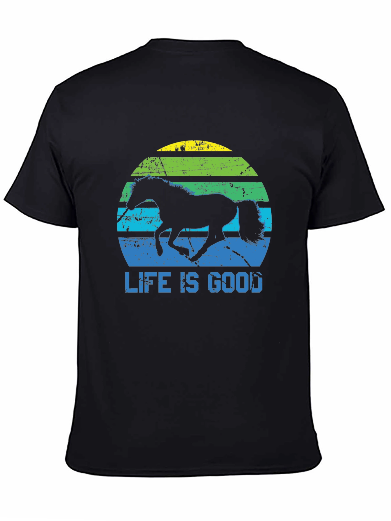 Life is Good Horse Graphic Tee
