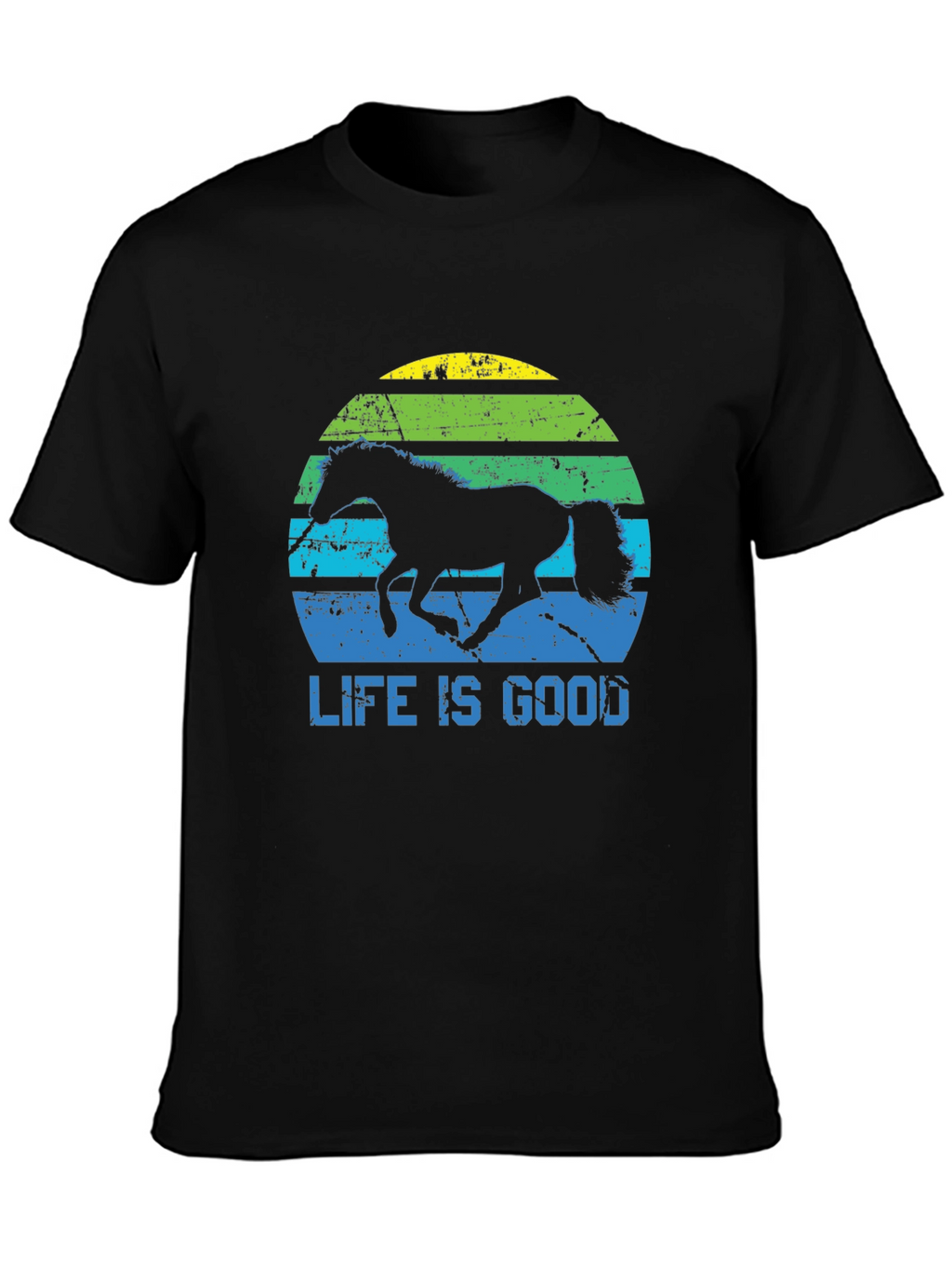 Life is Good Horse Graphic Tee