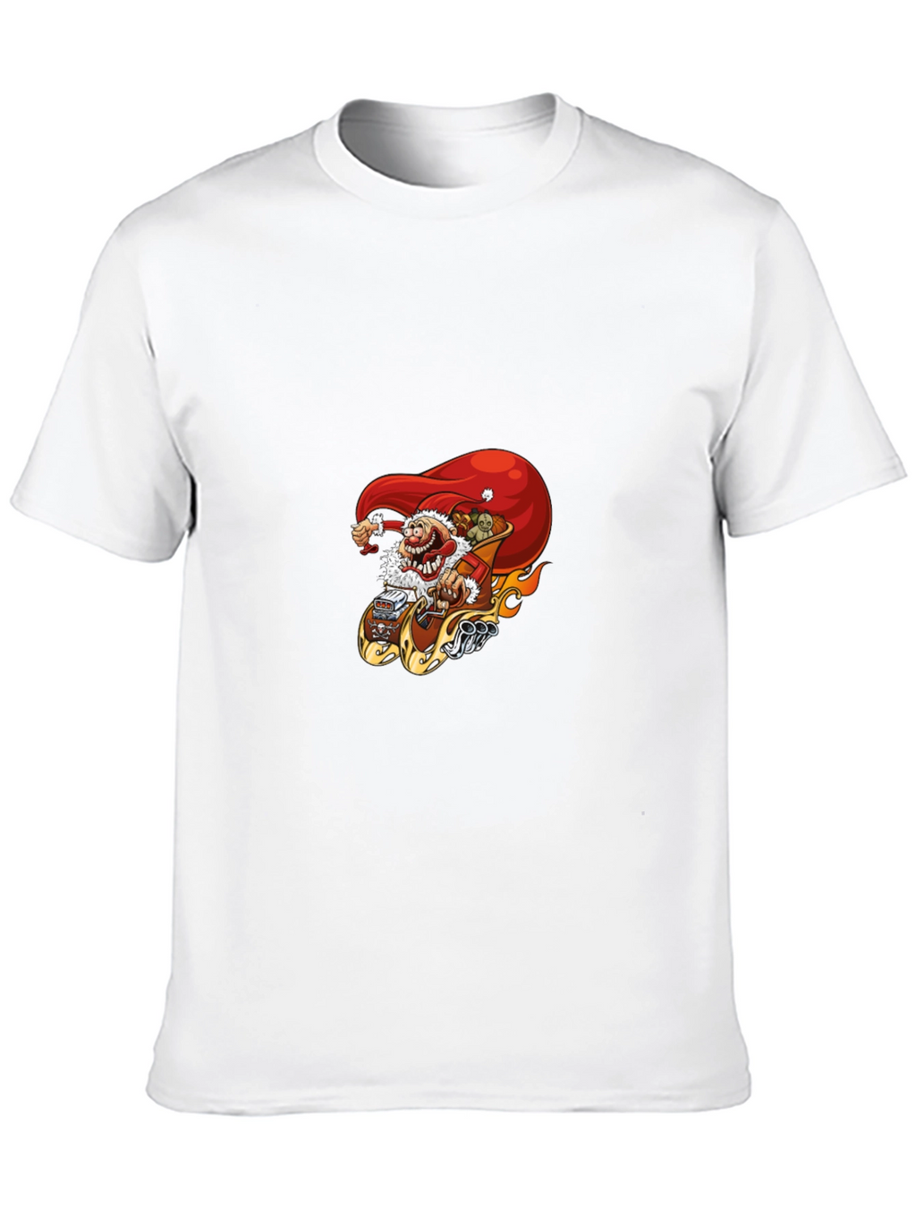 Santa Hot Rod T-Shirt