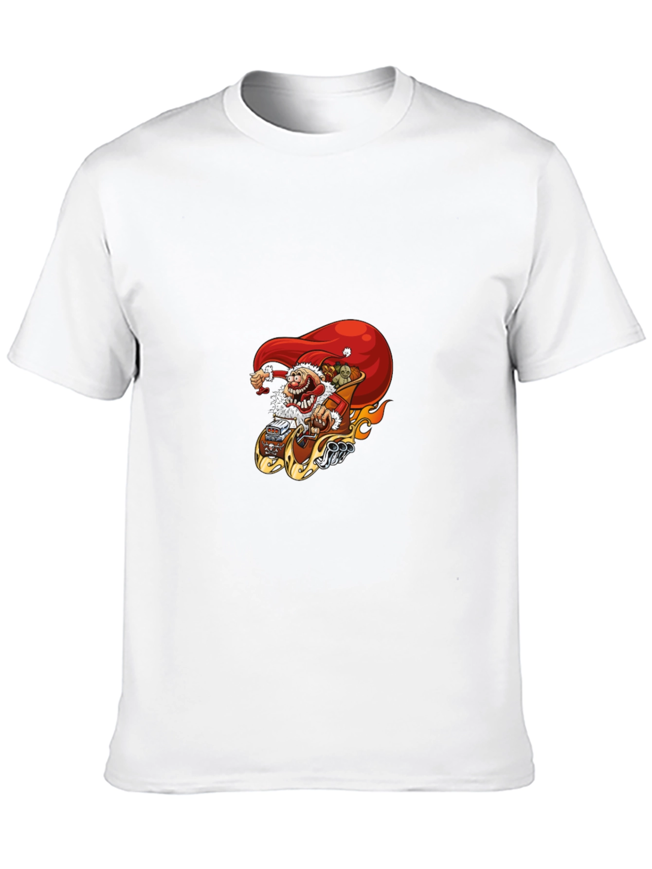 Santa Hot Rod T-Shirt
