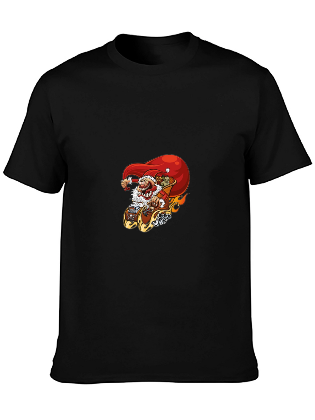 Santa Hot Rod T-Shirt
