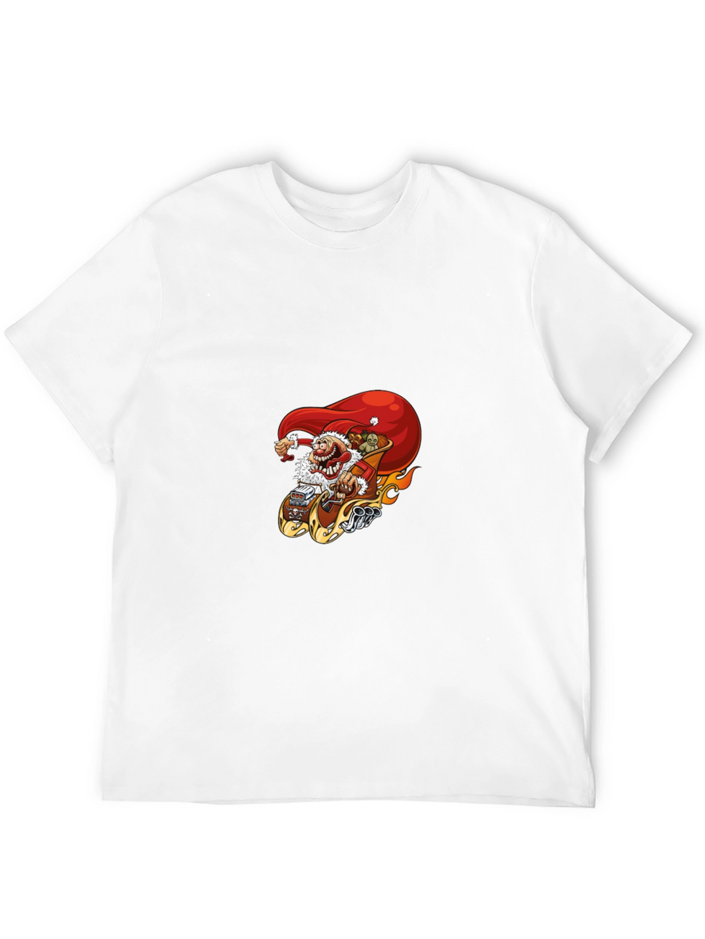 Santa Hot Rod T-Shirt