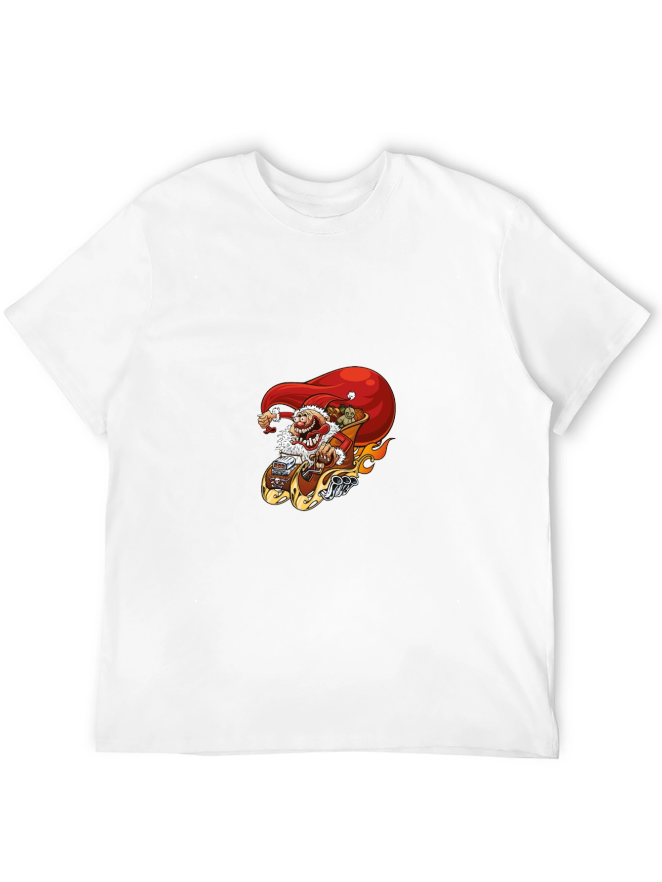 Santa Hot Rod T-Shirt