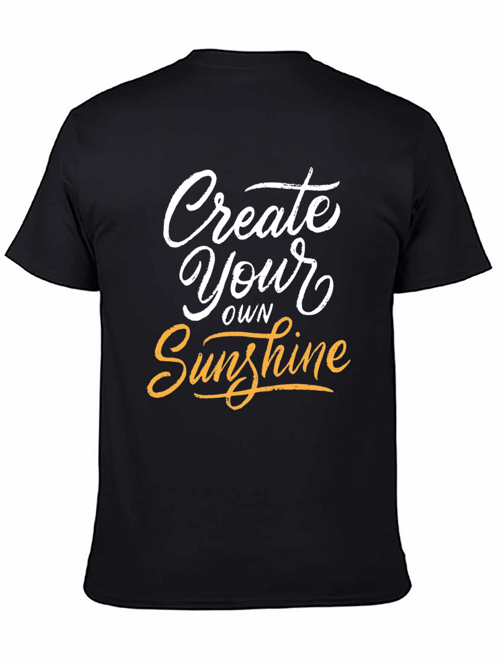 Create Your Own Sunshine Graphic Tee - Black T-Shirt