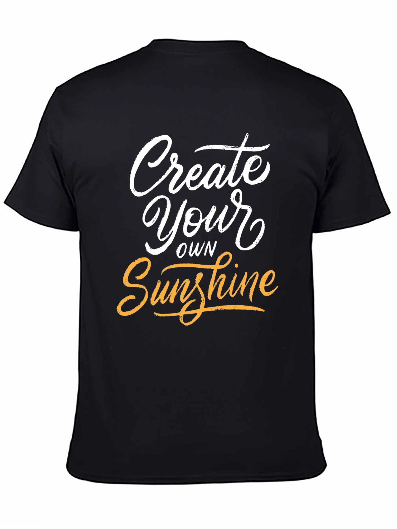Create Your Own Sunshine Graphic Tee - Black T-Shirt