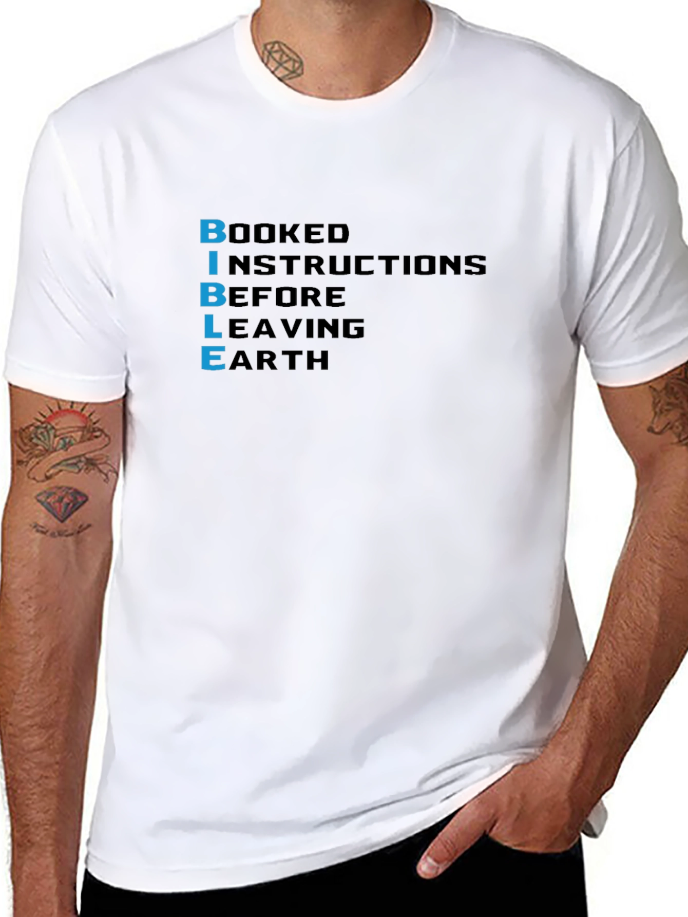 BIBLE Booked Instructions Graphic Tee