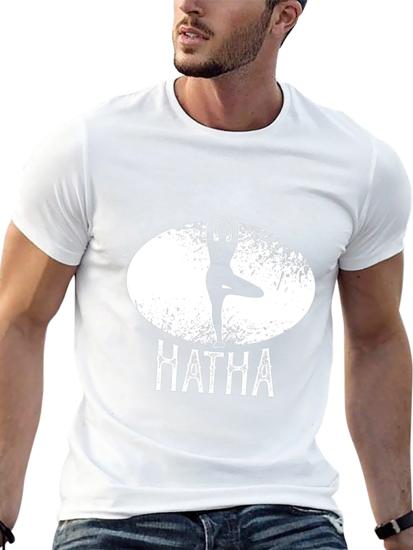 Hatha Yoga Pose Graphic T-Shirt