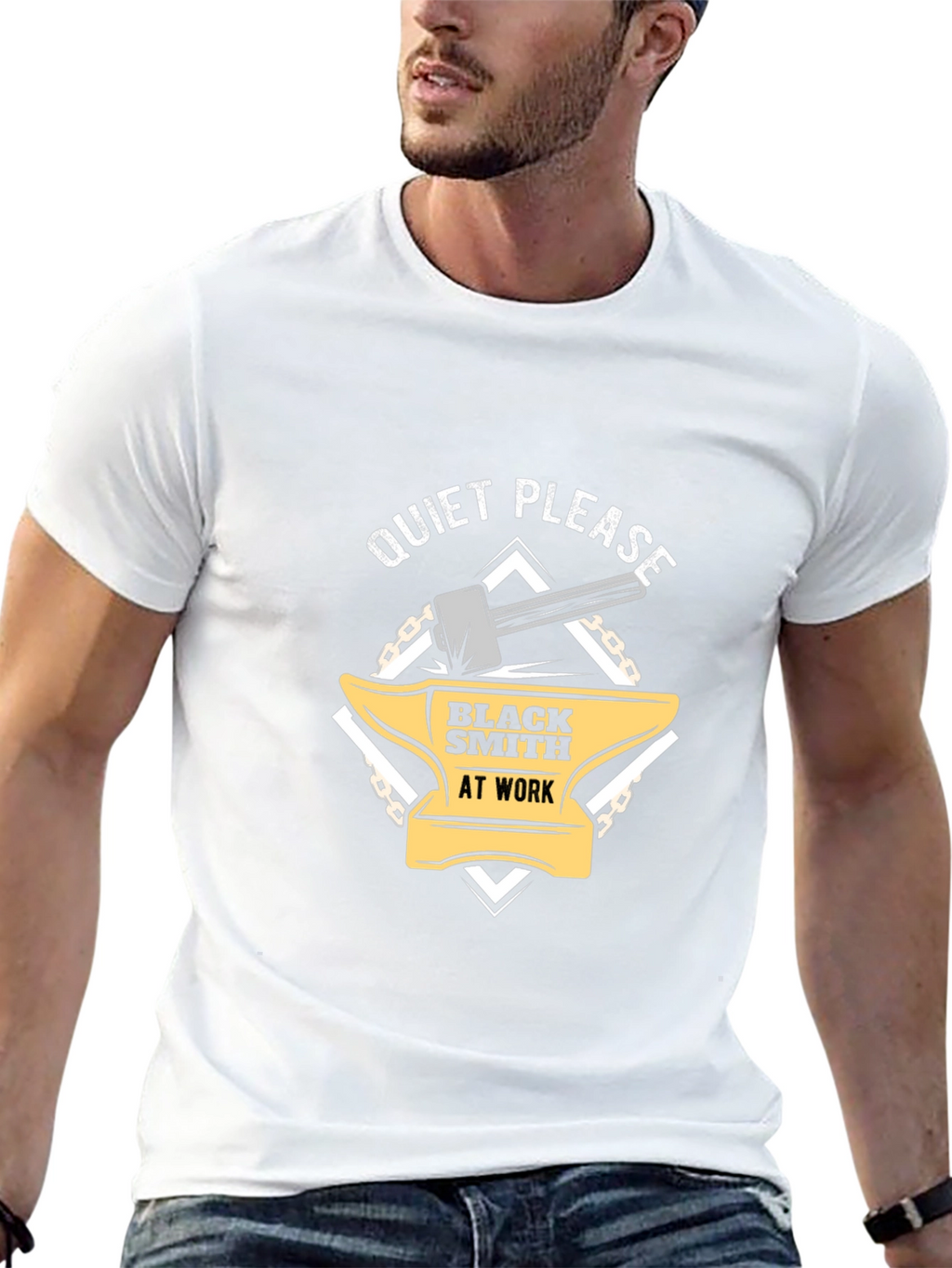Blacksmith At Work Graphic T-Shirt