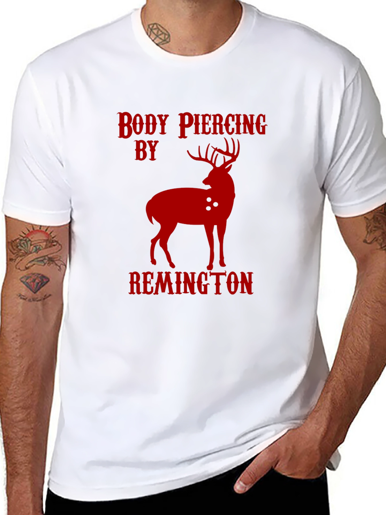 Body Piercing by Remington T-Shirt