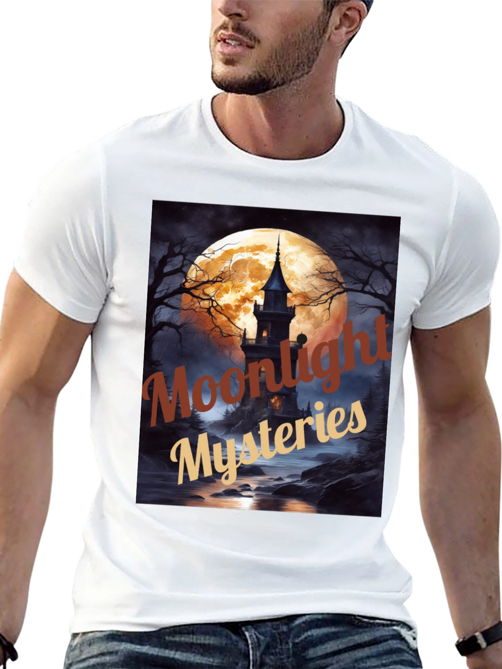 Moonlight Mysteries Graphic T-Shirt