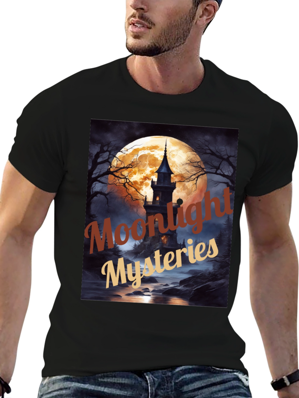 Moonlight Mysteries Graphic T-Shirt