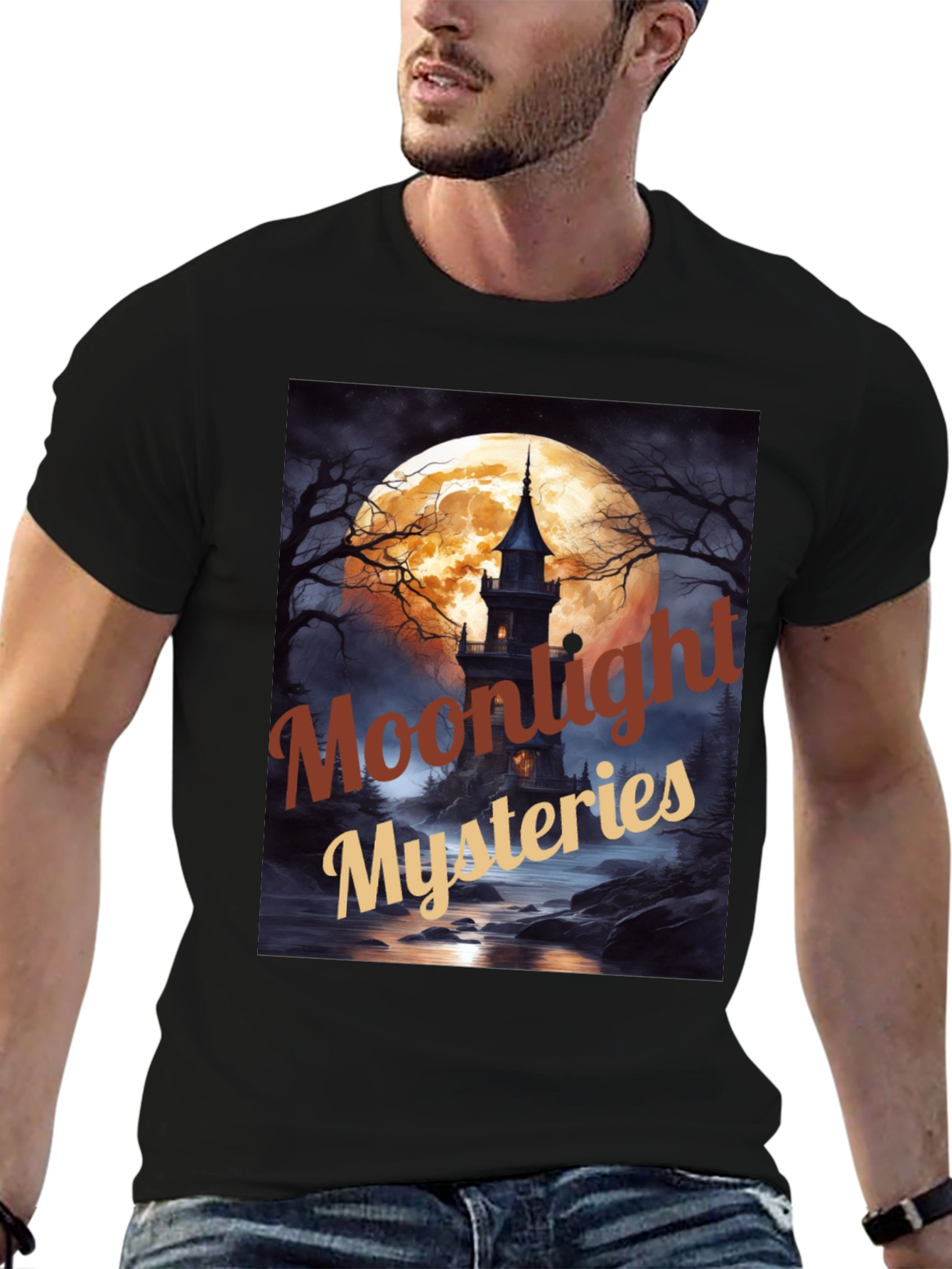 Moonlight Mysteries Graphic T-Shirt