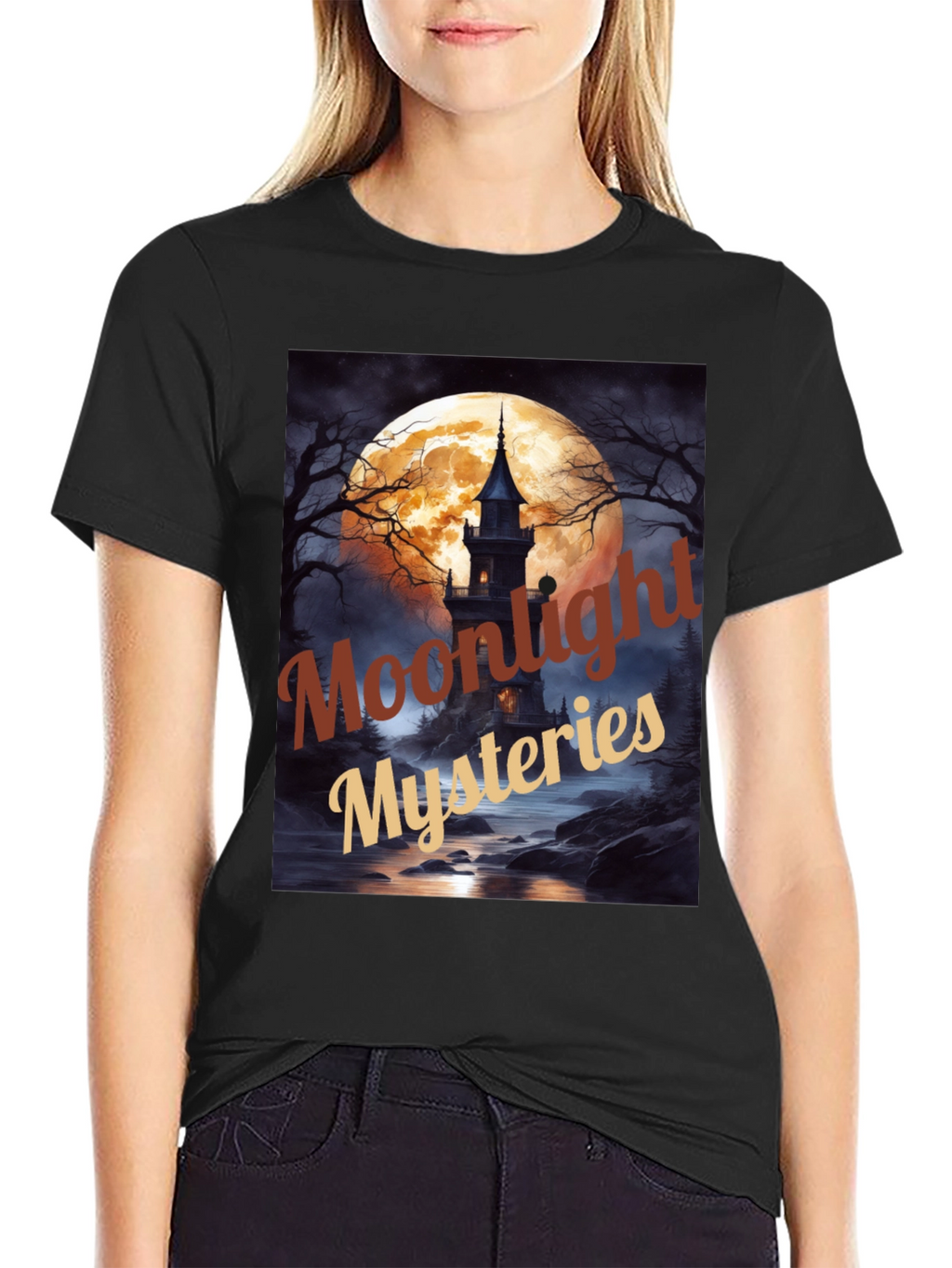 Moonlight Mysteries Graphic T-Shirt