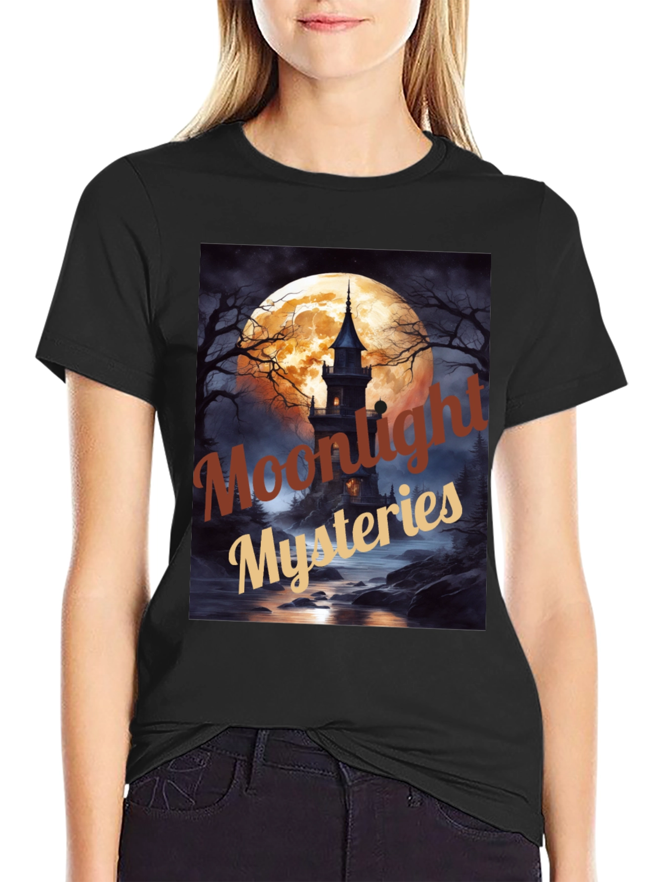 Moonlight Mysteries Graphic T-Shirt