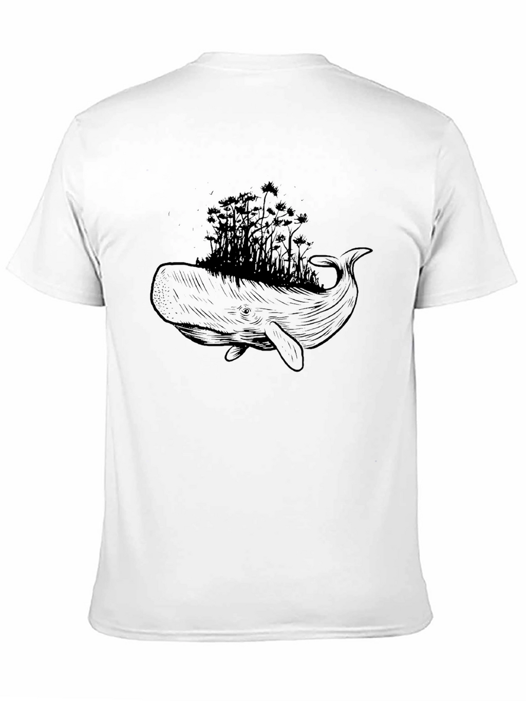 Whale Forest Graphic T-Shirt - Unique Design