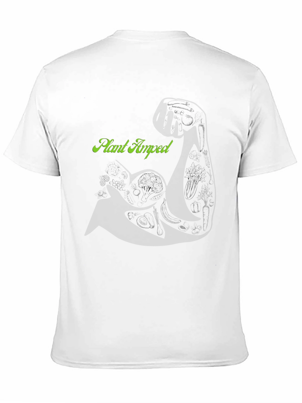 Plant Amped Black Graphic T-Shirt