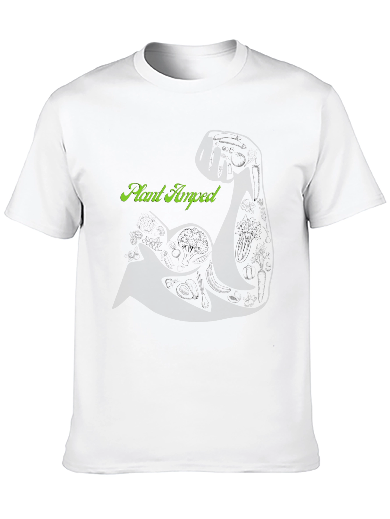 Plant Amped Black Graphic T-Shirt