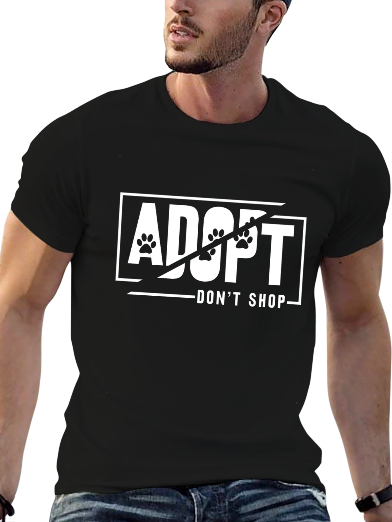 Adopt Dont Shop Graphic Tee