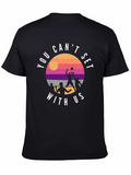 Volleyball Sunset Graphic T-Shirt