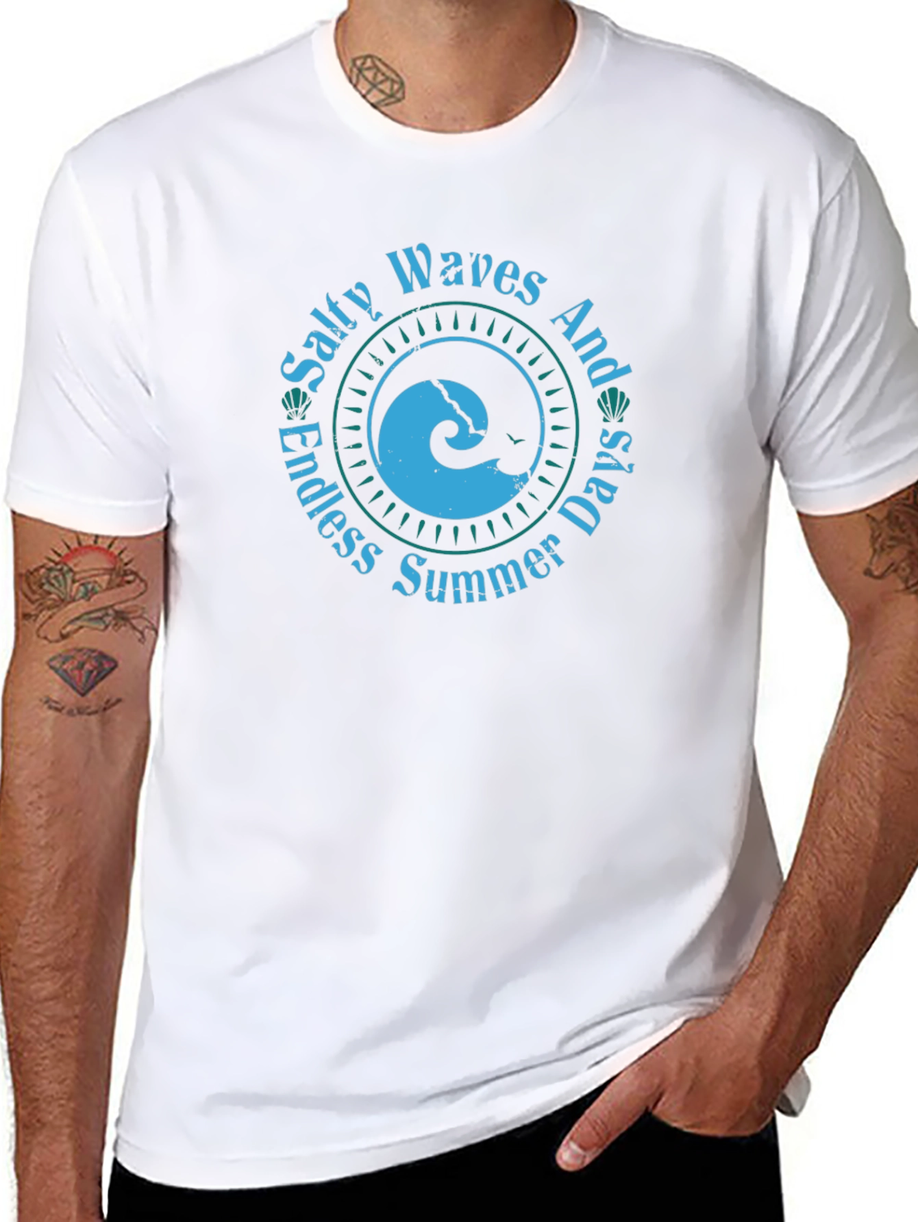 Salty Waves Summer T-Shirt