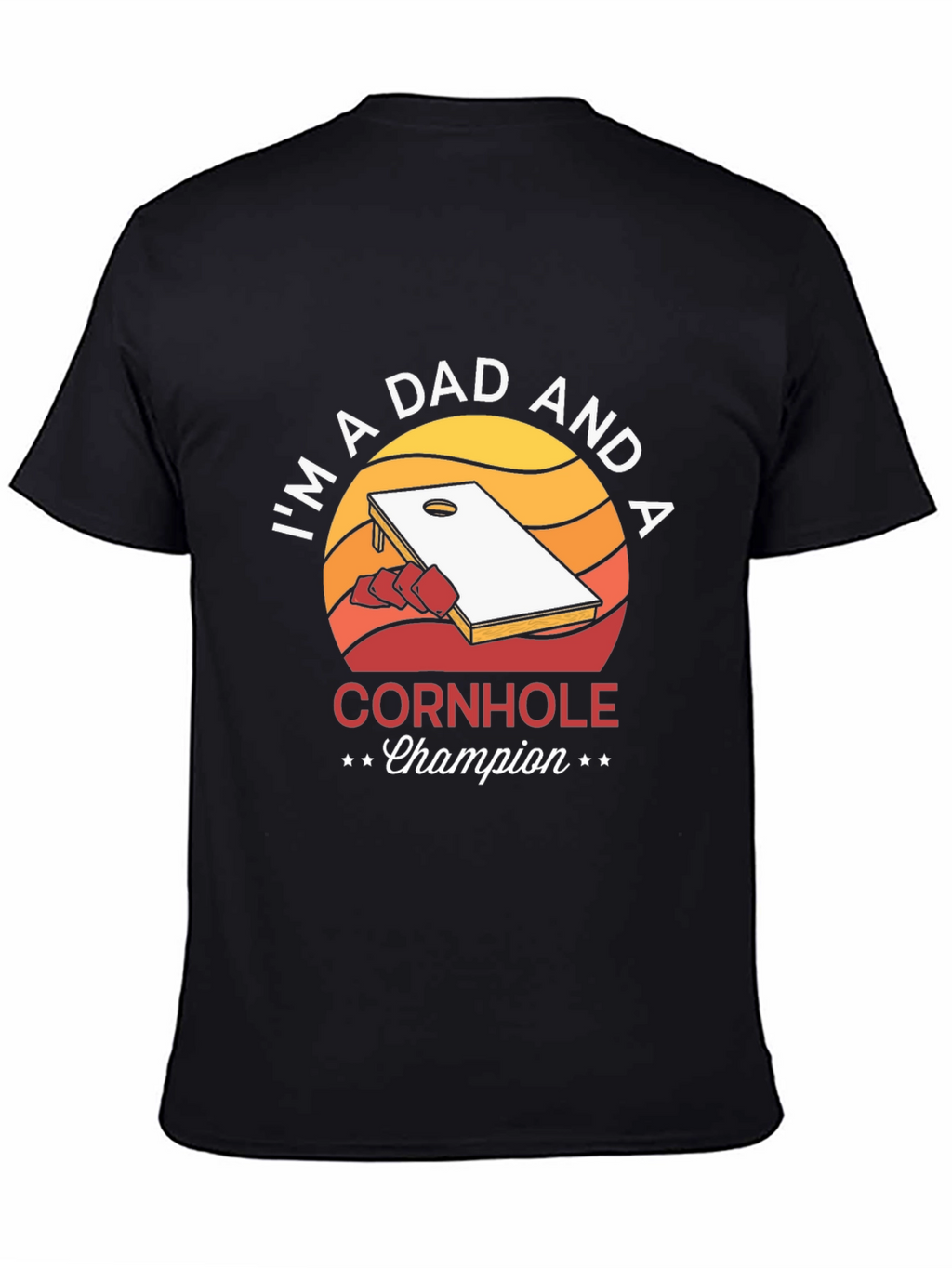 Dad Cornhole Champion T-Shirt