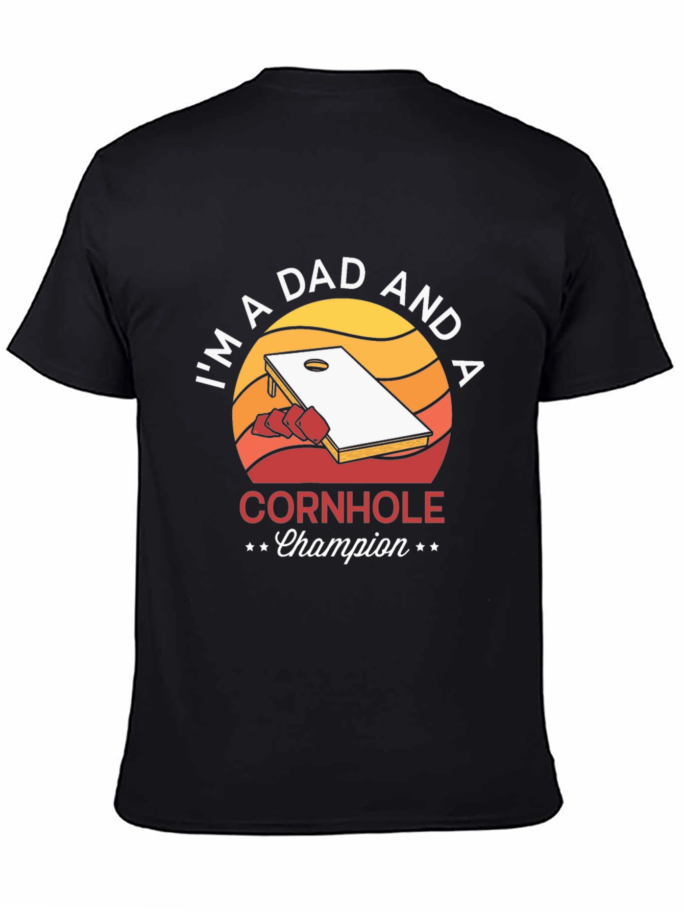Dad Cornhole Champion T-Shirt