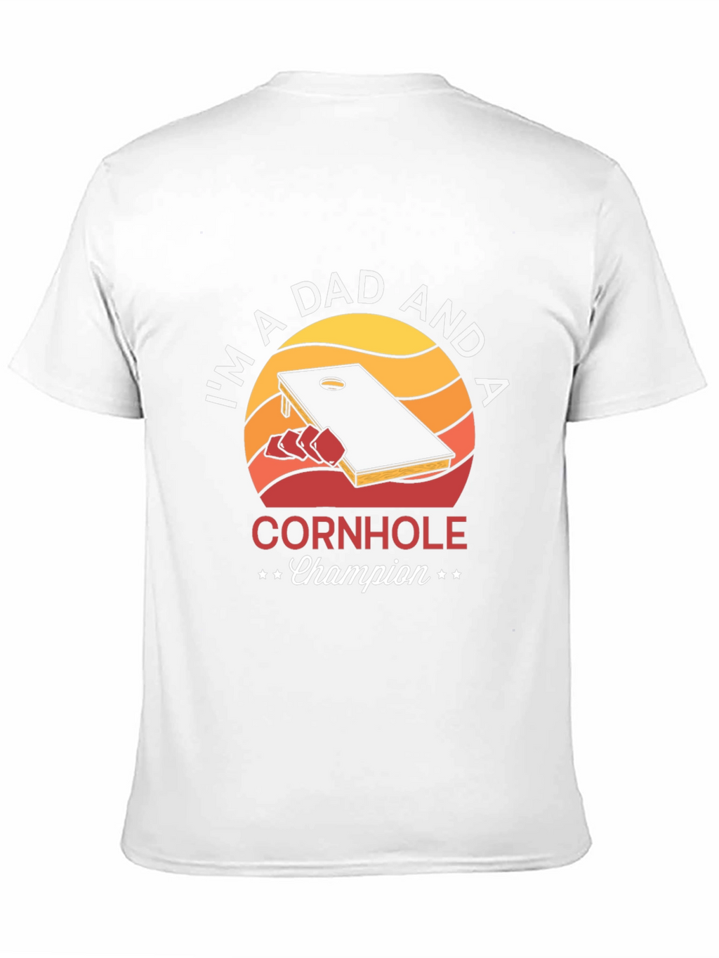 Dad Cornhole Champion T-Shirt