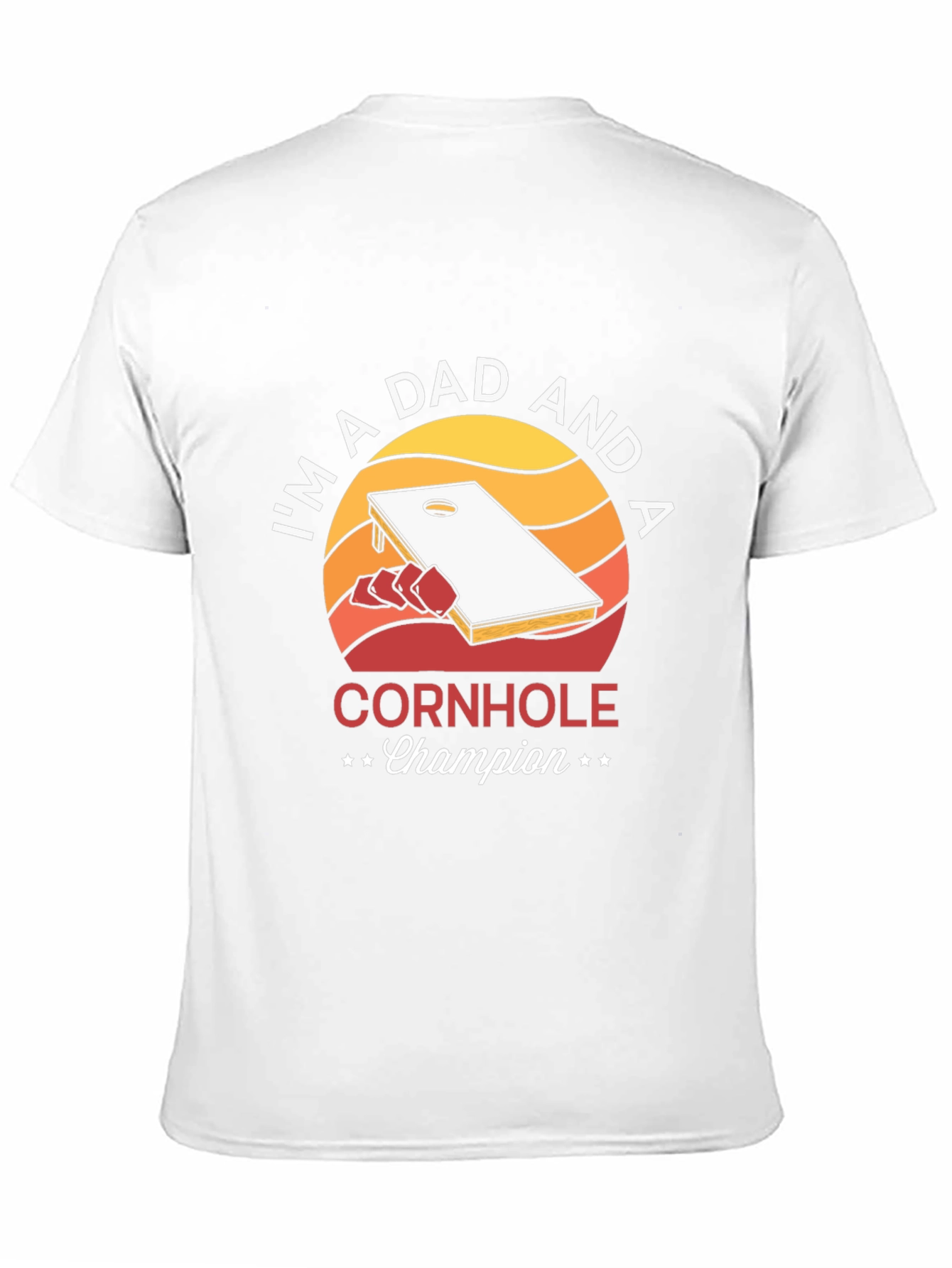 Dad Cornhole Champion T-Shirt