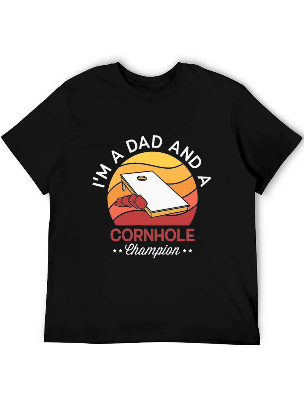 Dad Cornhole Champion T-Shirt