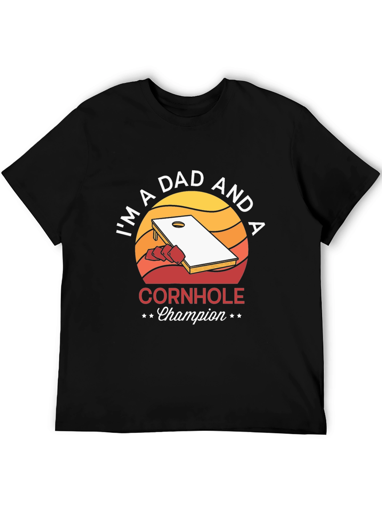 Dad Cornhole Champion T-Shirt