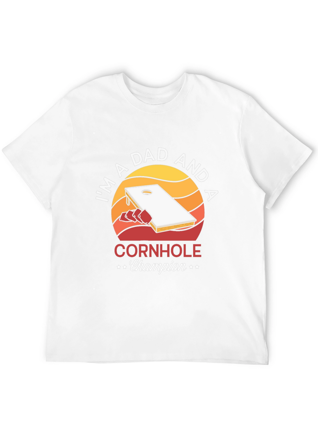 Dad Cornhole Champion T-Shirt